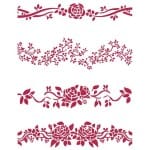 Stencil 21x29,7cm, Stamperia, Frames