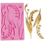 Καλούπι σιλικόνης, Wild flowers, 19,7×12,4cm