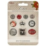 Crystal stickers decoration 10 τεμ