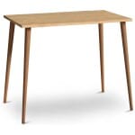 Γραφείο Fiona  από μελαμίνη χρώμα oak 90x55x75εκ.
