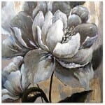 Πίνακας σε καμβά "White Magnolias"  ψηφιακής εκτύπωσης 50x50x3εκ.