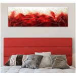 Πίνακας σε καμβά "Red Passion"  ψηφιακής εκτύπωσης 120x40x3εκ. - Image 2
