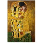 Πίνακας σε καμβά "The Kiss"  ψηφιακής εκτύπωσης 40x60x3εκ.