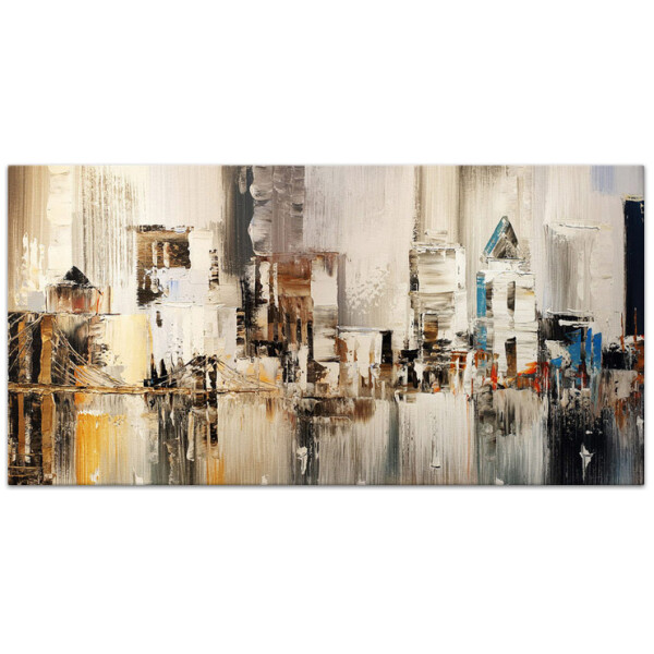 Πίνακας σε καμβά "City"  ψηφιακής εκτύπωσης 140x70x3εκ.