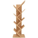 Βιβλιοθήκη μελαμίνης Milton  χρώμα pine oak 44x22x121εκ.