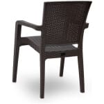 Πολυθρόνα πολυπροπυλενίου Clio  recycled χρώμα καφέ 57x55x86εκ. - Image 3