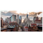 Πίνακας σε καμβά "New York Manhattan"  ψηφιακής εκτύπωσης 140x70x3εκ.