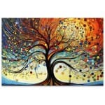 Πίνακας σε καμβά "Dream Tree"  ψηφιακής εκτύπωσης 125x80x3εκ.