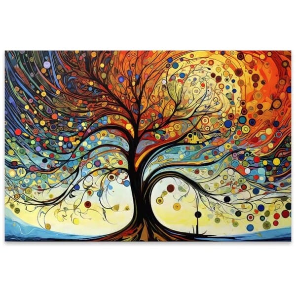 Πίνακας σε καμβά "Dream Tree"  ψηφιακής εκτύπωσης 125x80x3εκ. - Image 1