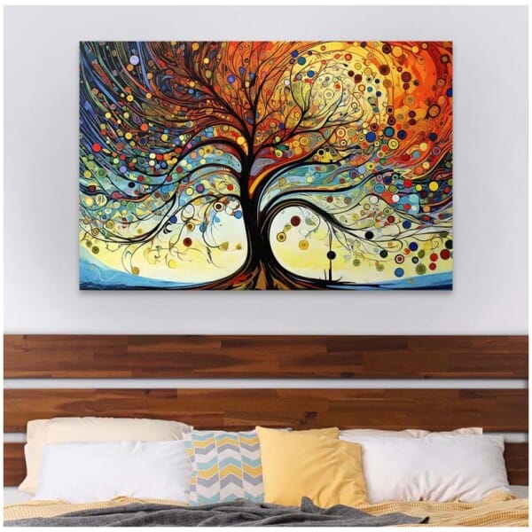 Πίνακας σε καμβά "Dream Tree"  ψηφιακής εκτύπωσης 125x80x3εκ. - Image 2