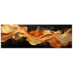 Πίνακας σε καμβά "Abstract Heat Wave"  ψηφιακής εκτύπωσης 150x50x3εκ.