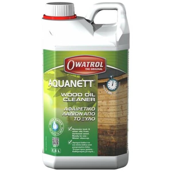 ΚΑΘΑΡΙΣΤΙΚΟ ΛΑΔΙΩΝ OWATROL AQUANET - 2,5L NewPlan - Image 1