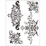 Στένσιλ Maja’s Memories, Crests & Corners, 30x40cm