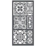Thick Stencil 12×25 cm Stamperia, Tiles