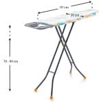 Σιδερώστρα ρούχων Alsu Perilla μεταλλική ανθρακί 97x30x90εκ. - Image 3