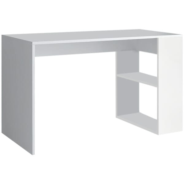 Γραφείο εργασίας Mikro  χρώμα λευκό 120x60x75εκ. - Image 3
