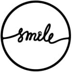 Διακοσμητικό τοίχου Smile  μεταλλικό χρώμα μαύρο 45x2x45εκ. - Image 2