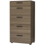 Συρταριέρα Helia  χρώμα καρυδί 60x44x108εκ.