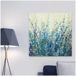 Πίνακας σε καμβά "Wildflowers"  ψηφιακής εκτύπωσης 60x60x3εκ. - Image 2