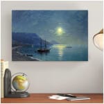 Πίνακας σε καμβά "Night in the Crimea"  ψηφιακής εκτύπωσης 60x40x3εκ. - Image 2