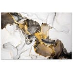 Πίνακας σε καμβά "Abstract Golden Dream"  ψηφιακής εκτύπωσης 100x70x3εκ.
