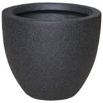 ΚΑΣΠΩ FIBER CLAY ΑΝΘΡΑΚΙ ΓΡΑΝΙΤΗ ΣΤΡΟΓΓΥΛΟ ΜΕΓΑΛΟ Φ45x39cm