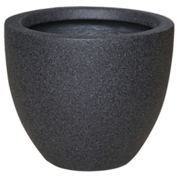 ΚΑΣΠΩ FIBERCLAY ΑΝΘΡΑΚΙ ΓΡΑΝΙΤΗ ΣΤΡΟΓΓΥΛΟ ΜΕΣΑΙΟ Φ36x30cm - Image 1