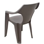 Πολυθρόνα πολυπροπυλενίου Dante χρώμα cappuccino 57x55x79εκ. - Image 3