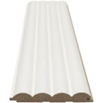 MDF PANEL ΜΕ 3D ΠΗΧΑΚΙΑ 802040 WAVE ST 16/119/2750mm WHITE NewPlan - Image 2
