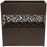 ΖΑΡΝΤΙΝΙΕΡΑ ΜΕΤΑΛΛΙΚΗ ΚΑΦΕ ΔΙΑΤΡΗΤΟ ΜΟΤΙΒΟ ΚΥΚΛΟΙ - 100x30x100cm