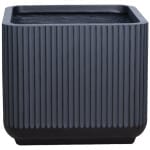 ΚΑΣΠΩ FIBERCLAY LARGE ΜΑΥΡΟ ΤΕΤΡΑΓΩΝΟ ΚΙOΝΑΣ - 41x41x35cm