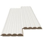 MDF PANEL ΜΕ 3D ΠΗΧΑΚΙΑ 802040 WAVE ST 16/119/2750mm WHITE NewPlan