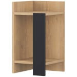 Κομοδίνο Elos  χρώμα saphhire oak - silky black 30x31,7x55εκ. - Image 2