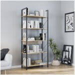 Βιβλιοθήκη Connect  χρώμα florida oak 73x35x172εκ. - Image 2