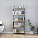 Βιβλιοθήκη Connect  χρώμα florida oak 73x35x172εκ. - Image 3