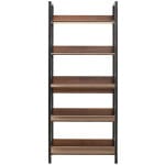 Βιβλιοθήκη Connect  χρώμα καρυδί 73x35x172εκ. - Image 3