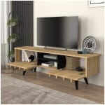 Έπιπλο τηλεόρασης Gemma  χρώμα sepet oak 150x35x46,7εκ. - Image 2