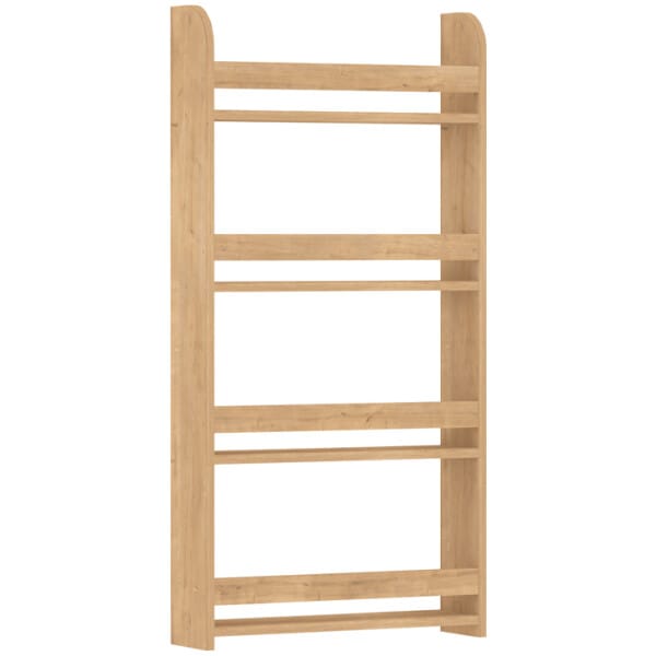 Επιτοίχια βιβλιοθήκη - ραφιέρα Montessori  χρώμα sapphire oak 60x15x120εκ. - Image 3