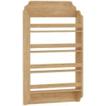Επιτοίχια βιβλιοθήκη - ραφιέρα Montessori  χρώμα sapphire oak 80x15x132εκ. - Image 3