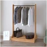 Έπιπλο εισόδου Belgum  χρώμα pine oak 87,3x35x128εκ.