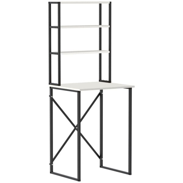 Έπιπλο πλυντηρίου Bobby  χρώμα λευκό 67x60x178εκ. - Image 3