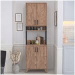 Έπιπλο κουζίνας Sedef  χρώμα pine oak 61x40x202,1εκ. - Image 3