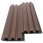 WPC PANEL 2ης ΓΕΝΙΑΣ ΜΕ 3D ΠΗΧΑΚΙΑ 25/147.5mm COFFEE 5530 NewPlan