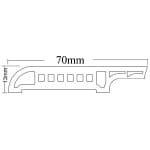 ΠΕΡΒΑΖΙ  BIΝΥΛΙΚΟ CONCRETE D.GREY 21009 CLASSIC 70Χ2400mm NewPlan - Image 2