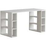 Γραφείο εργασίας Colmar  χρώμα λευκό 140x60x75εκ - Image 4