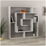 Βιβλιοθήκη Labirent  χρώμα λευκό 125x22x129εκ.