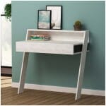 Γραφείο εργασίας Cowork  χρώμα λευκό αντικέ 94x50x91εκ.