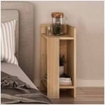 Κομοδίνο Elos  σετ 2 τεμαχίων χρώμα sapphire oak 25x27x60εκ. - Image 3