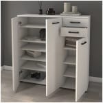 Παπουτσοθήκη - ντουλάπι Polly  χρώμα λευκό 108x35x108εκ. - Image 2