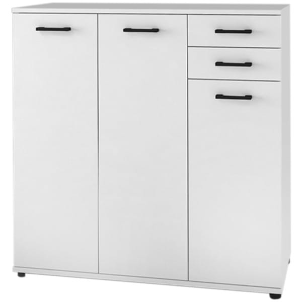 Παπουτσοθήκη - ντουλάπι Polly  χρώμα λευκό 108x35x108εκ. - Image 3